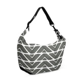 Crescent bag African Pattern Grey - 1