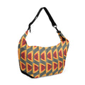 Crescent bag African Pattern Havana