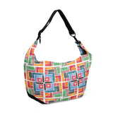 Crescent bag African Pattern Multicolor - CANVAEGYPT