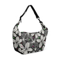 Crescent bag Black Floral
