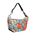 Crescent bag colorful leaves