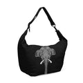 Crescent bag Elephant Tribal