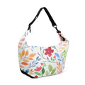 Crescent bag Floral White