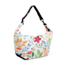 Crescent bag Floral White