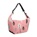 Crescent bag Gentle Garden Rose