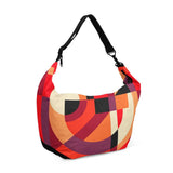 Crescent bag Geometric Red - CANVAEGYPT