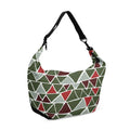 Crescent bag Modern Holiday Triangles