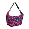 Crescent bag Purple Garden