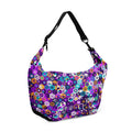 Crescent bag Purple Patten