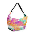 Crescent bag Summer leaves