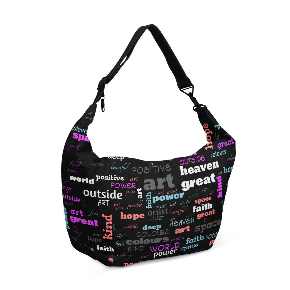 Crescent bag Words - CANVAEGYPT