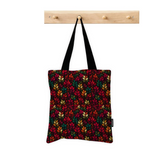Crimson Horizon design printed on a bags — ECADRA