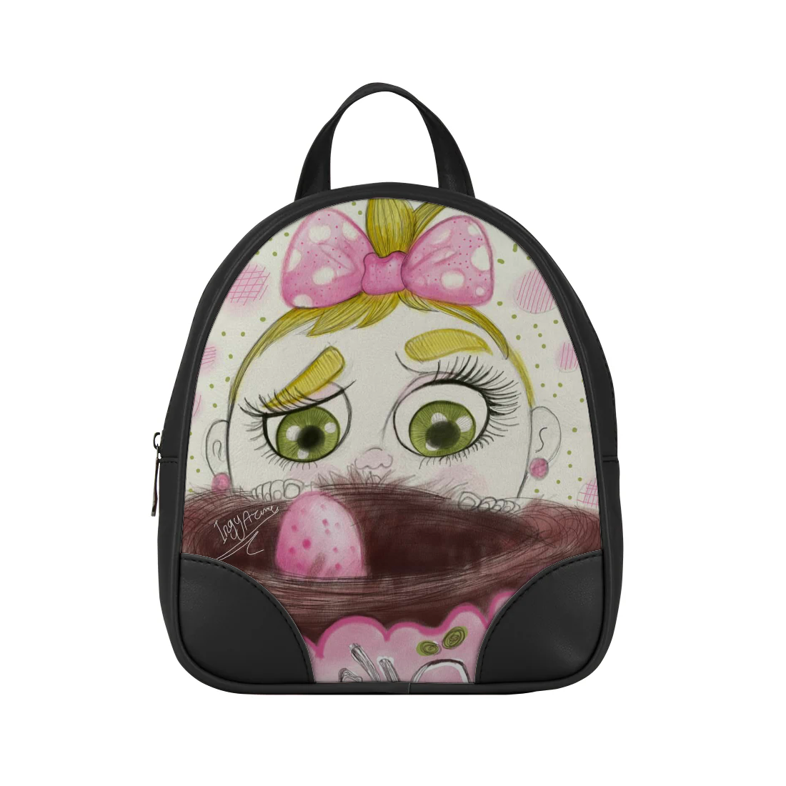 سلة العش design printed on a backpacks — ECADRA