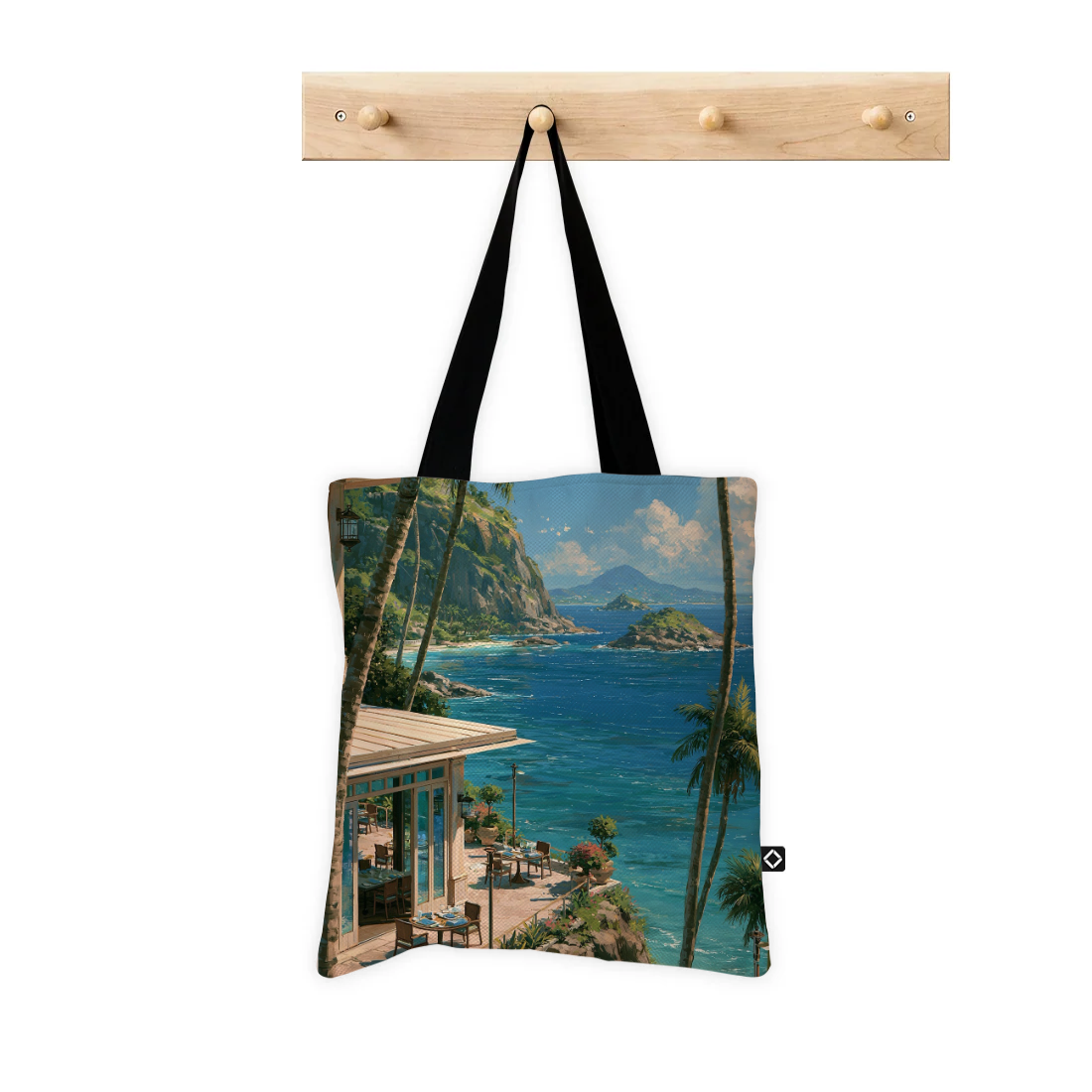الطبيعه الخلابه design printed on a bags — ECADRA