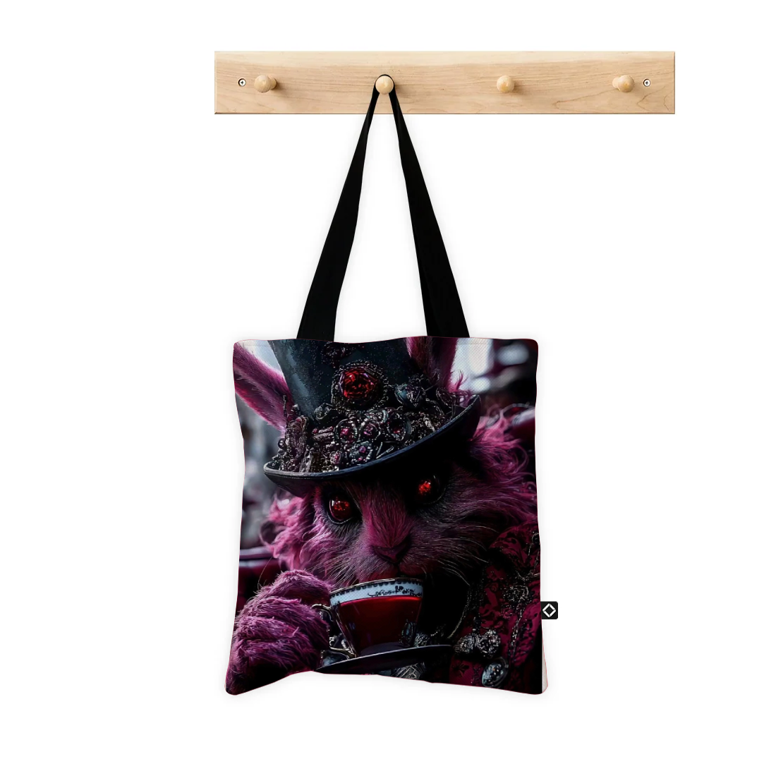شخصية الارنب الوردي design printed on a bags — ECADRA