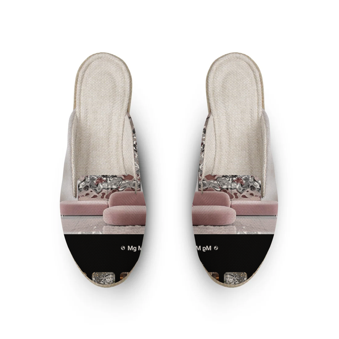 فخامه design printed on a footwear — ECADRA