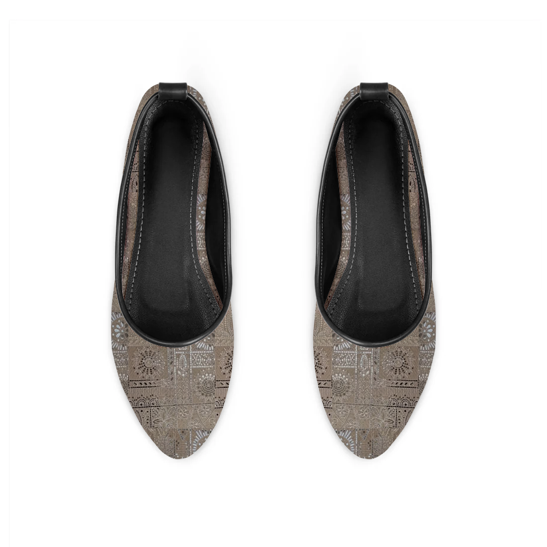 رقه design printed on a footwear — ECADRA