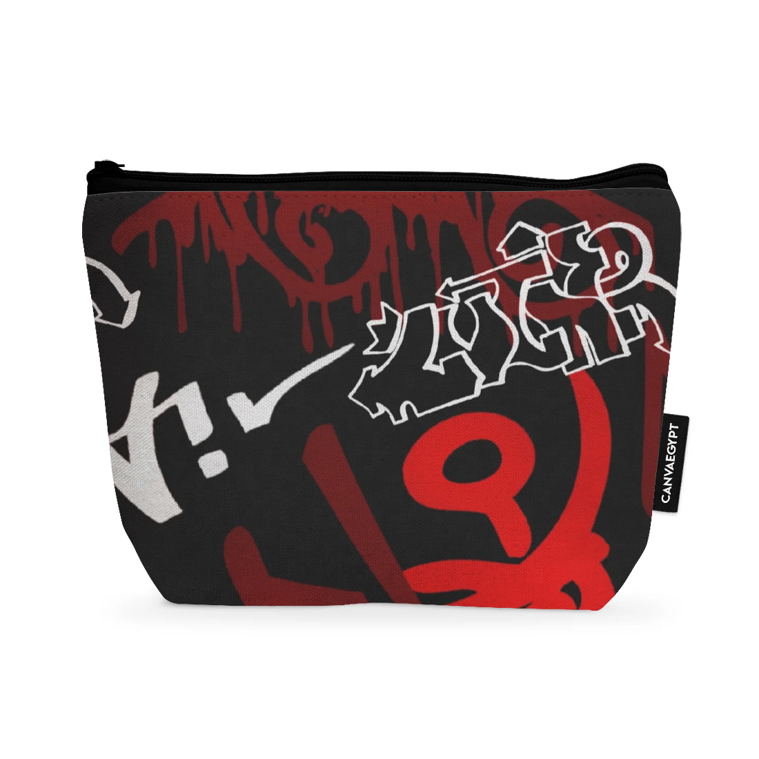 رسمه الحروف الكوريه Makeup Bag – شنطة ميكب بتصميم فني – ECADRA