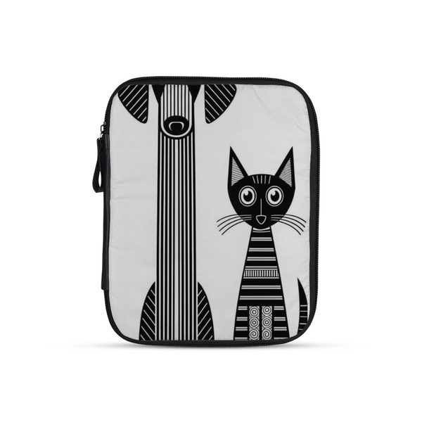 كلب وقط design printed on a tablet sleeves — ECADRA