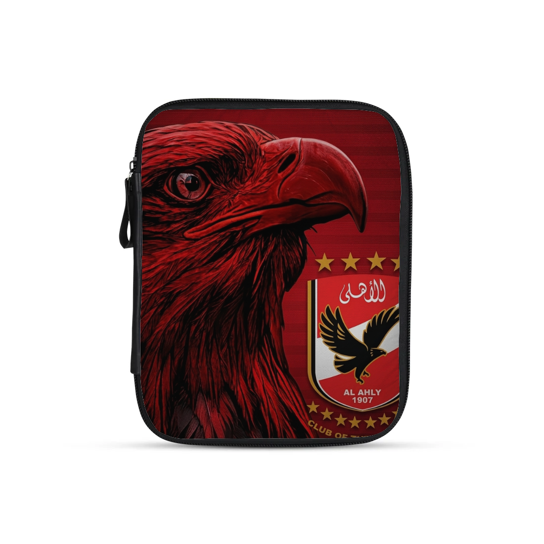 صقر الاهلي design printed on a tablet sleeves — ECADRA