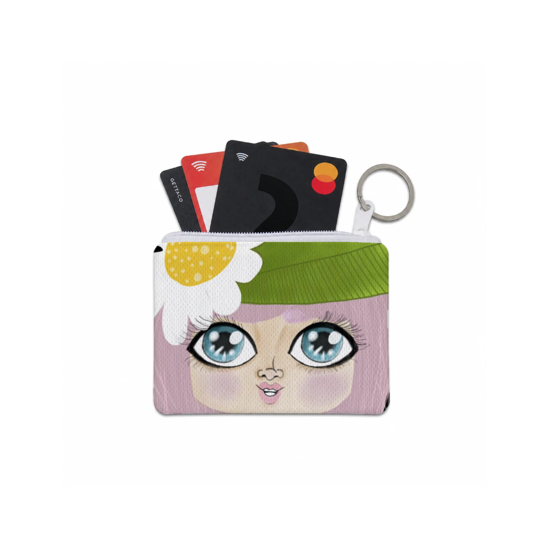 Cute little girl design printed on a pouches & cases — ECADRA