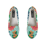 Cyan Floral Nook Espadrille - CANVAEGYPT
