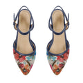 DB Closed Strap Sandal Watercolor Flowers