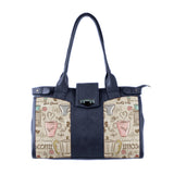 DB Double Handle Large Bag Coffee - CANVAEGYPT