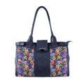 DB Double Handle Large Bag Purple Floral