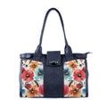 DB Double Handle Large Bag White Floral