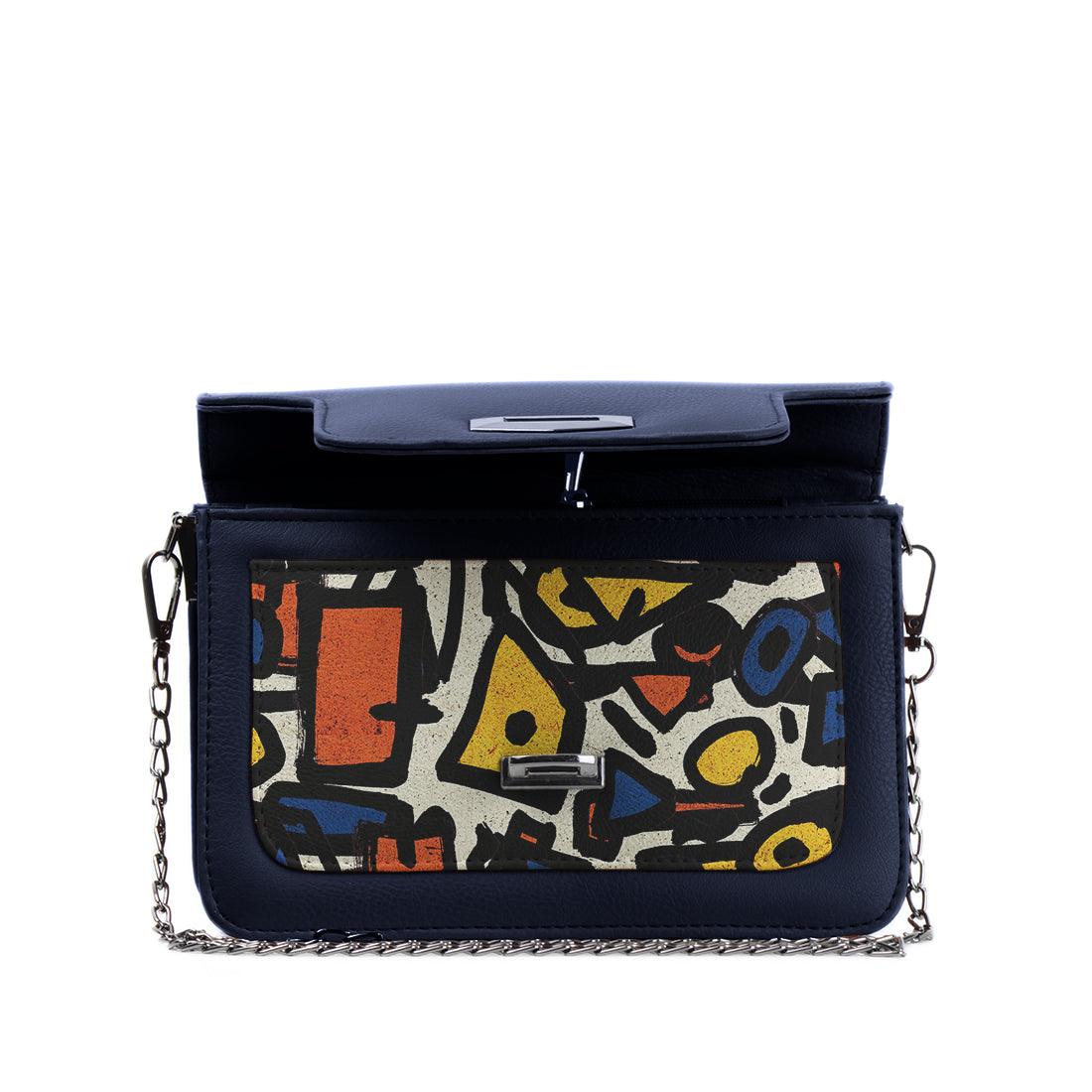 DB Mini Embossed Chain Bag Stroke - CANVAEGYPT