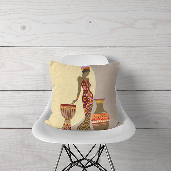 Decorative Pillow African Lady - CANVAEGYPT