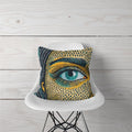 Decorative Pillow Beautiful Female Eye