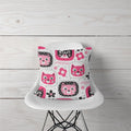 Decorative Pillow Cat Pattern