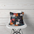 Decorative Pillow Cat Pattern