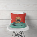 Decorative Pillow Dog Bowl