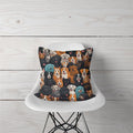 Decorative Pillow Dog Pattern