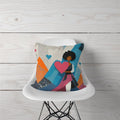 Decorative Pillow Girl With a Heart