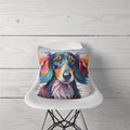 Decorative Pillow Long haired black