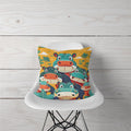 Decorative Pillow Pile of Hippo