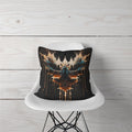Decorative Pillow Rorschach Face