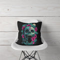 Decorative Pillow Skull Love