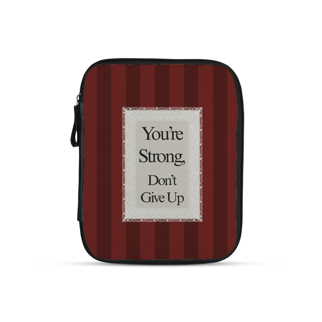 Don't Give UP design printed on a tablet sleeves — ECADRA