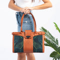 Double Handle Large bag big leaf