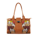 Double Handle Large Bag Cats Pattern