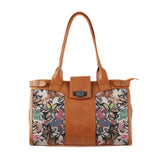 Double Handle Large Bag Floral - CANVAEGYPT