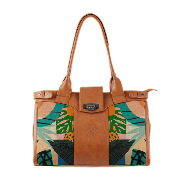 Double Handle Large Bag Garden - CANVAEGYPT
