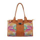 Double Handle Large Bag Summer Leaves - CANVAEGYPT