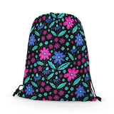 Drawstring Bag Floral - CANVAEGYPT