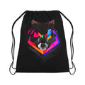 Drawstring Bag Neon Wolf